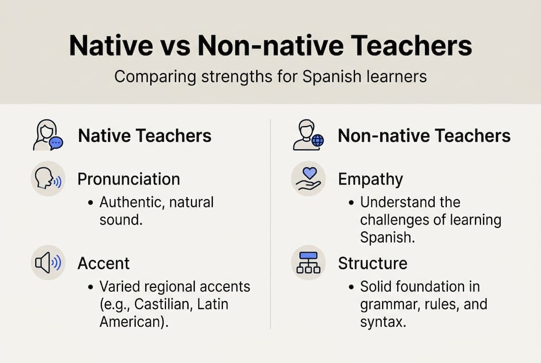 Infographic comparing teacher strengths side by side