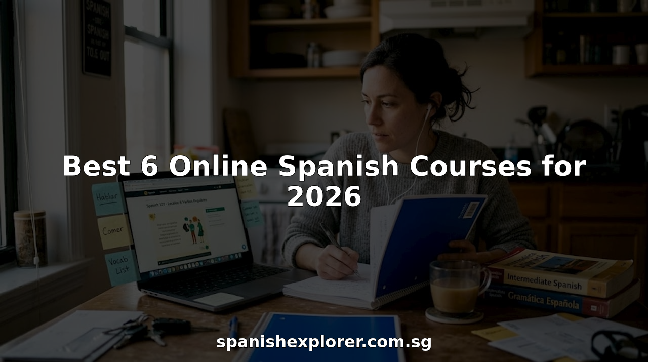 Best 6 Online Spanish Courses for 2026