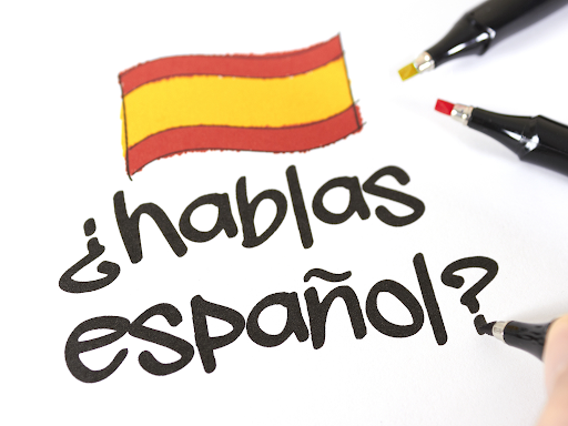 Spanish phrase ¿hablas español? representing everyday Spanish vocabulary for beginners